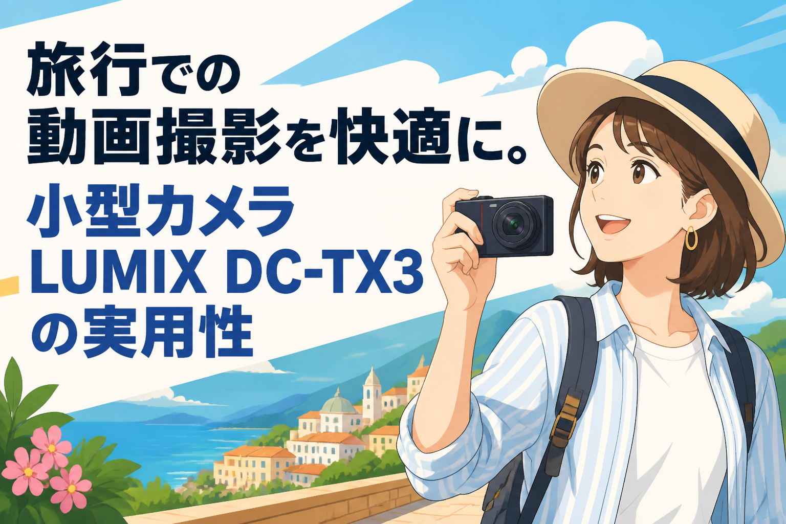 旅行での動画撮影を快適に。小型カメラLUMIX DC-TX3の実用性 | PANDA