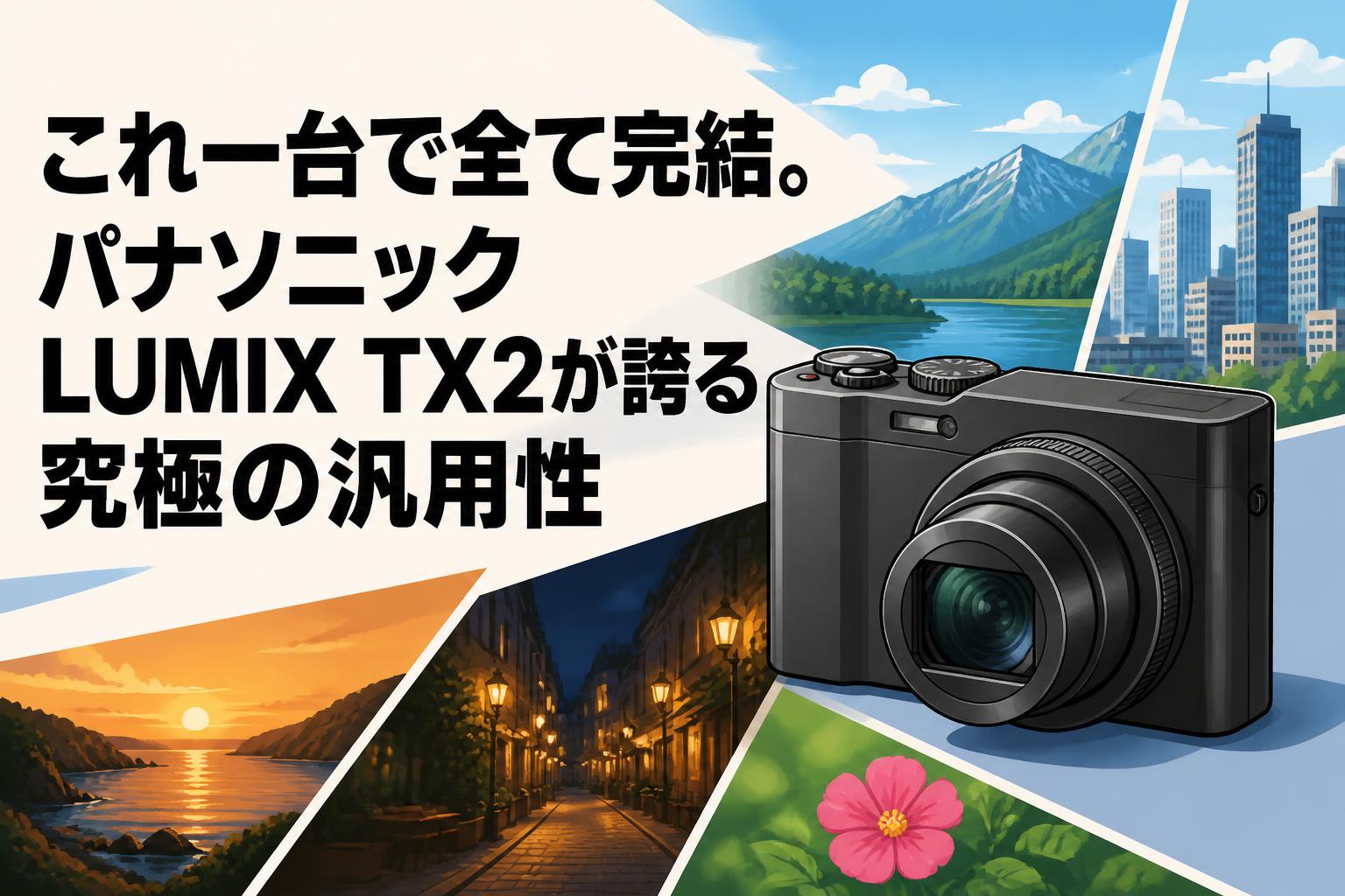 これ一台で全て完結。パナソニック LUMIX TX2が誇る究極の汎用性