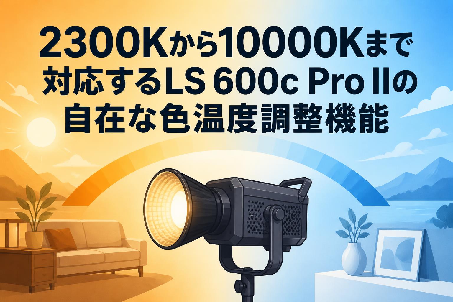 2300Kから10000Kまで対応するLS 600c Pro IIの自在な色温度調整機能 | PANDA TIMES（パンダタイムス）