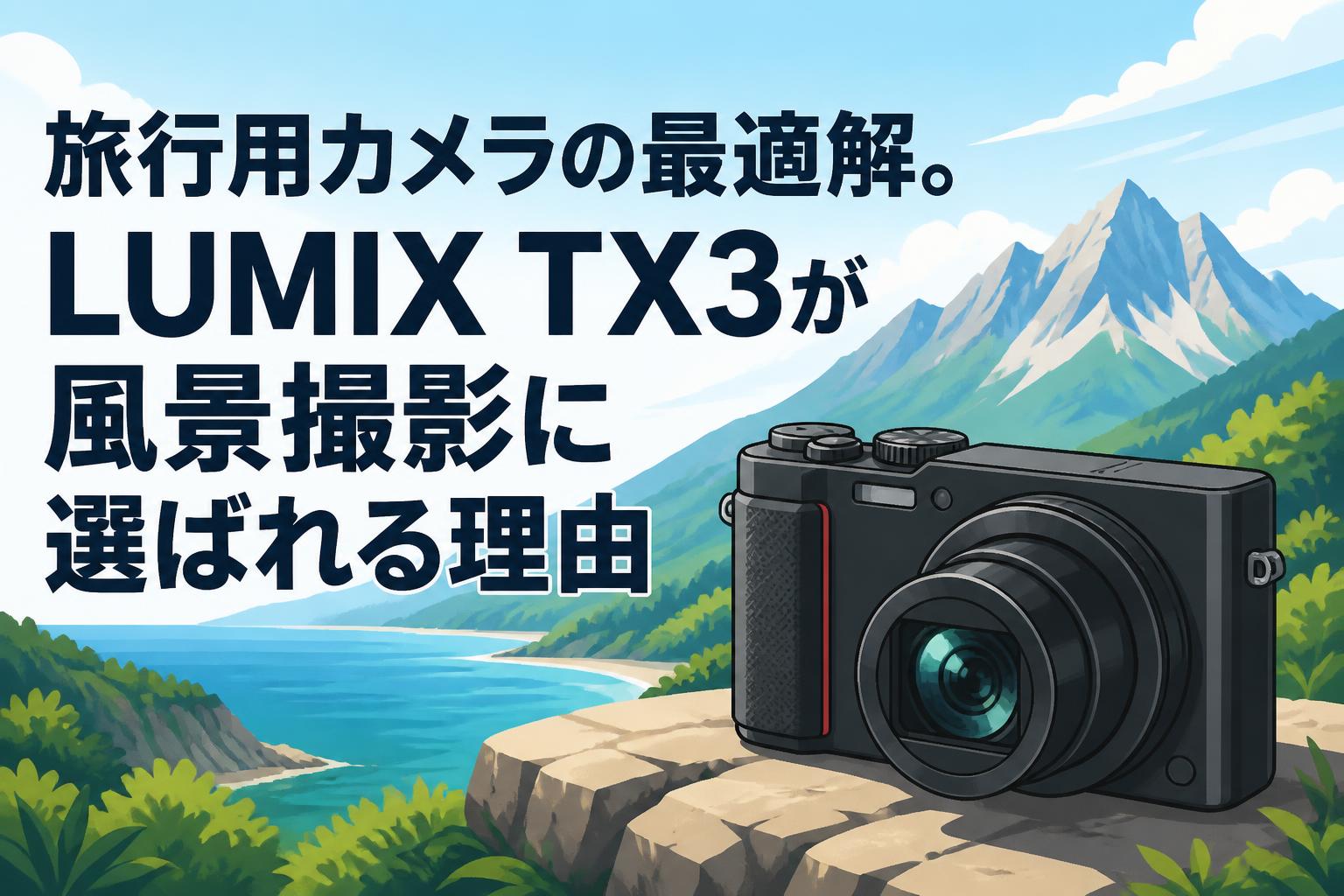 旅行用カメラの最適解。LUMIX TX3が風景撮影に選ばれる理由 | PANDA 