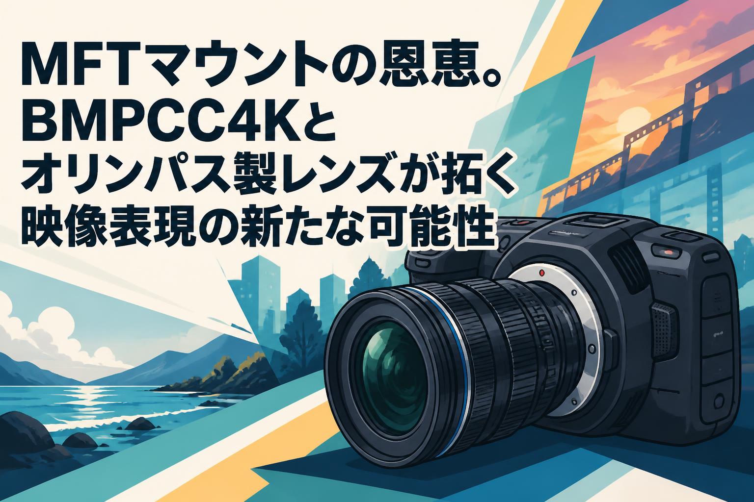 MFTマウントの恩恵。BMPCC4Kとオリンパス製レンズが拓く映像表現の新た