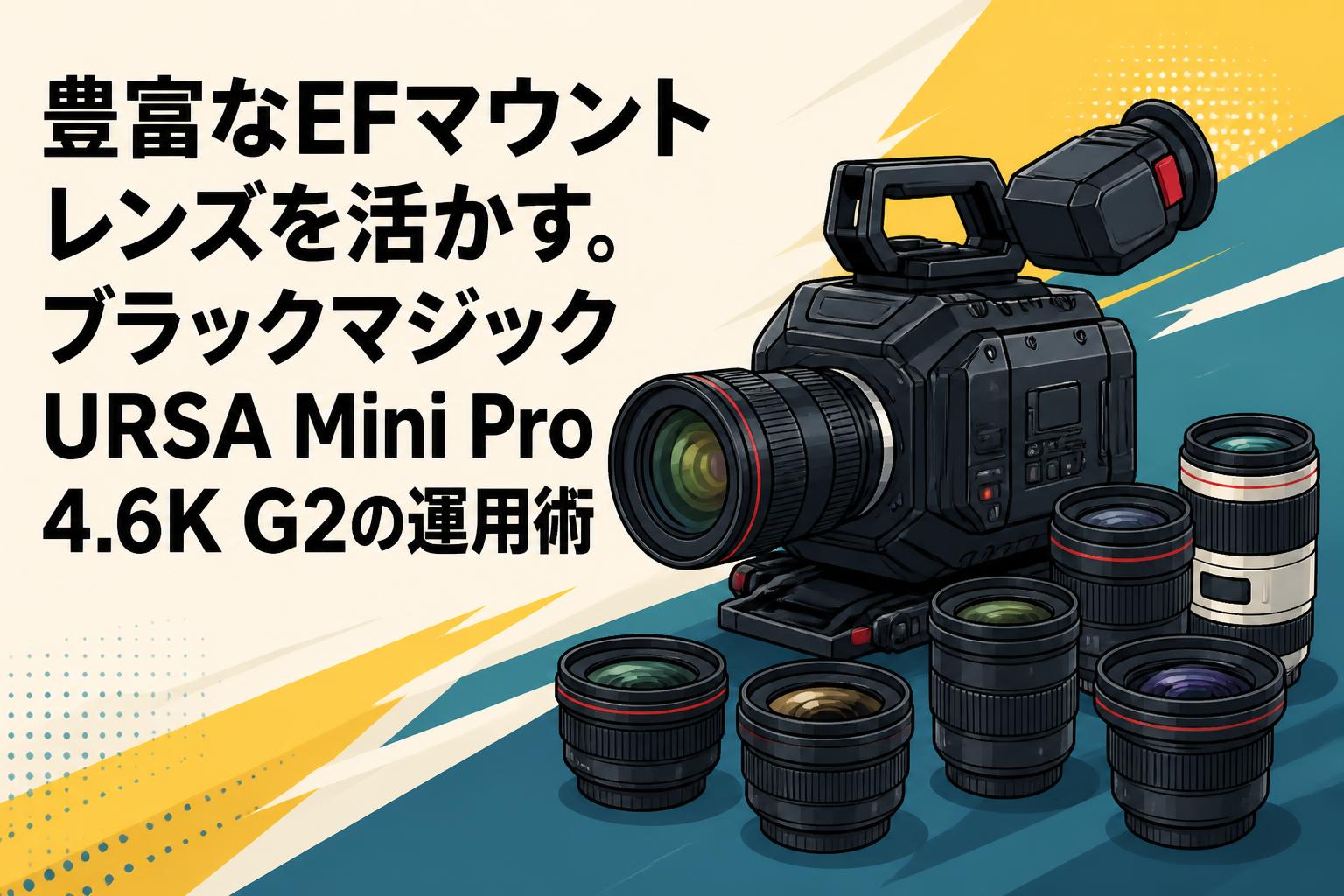 流*群様 【値段交渉可】Blackmagic URSA mini 4K EFレン 豊富なEFマウントレンズを活かす。ブラックマジックURSA Mini Pro 4.6K
