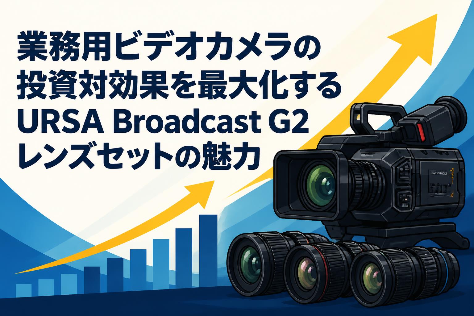 24台ビデオカメラまとめ売り 業務用ビデオカメラの投資対効果を最大化するURSA Broadcast G2レンズ