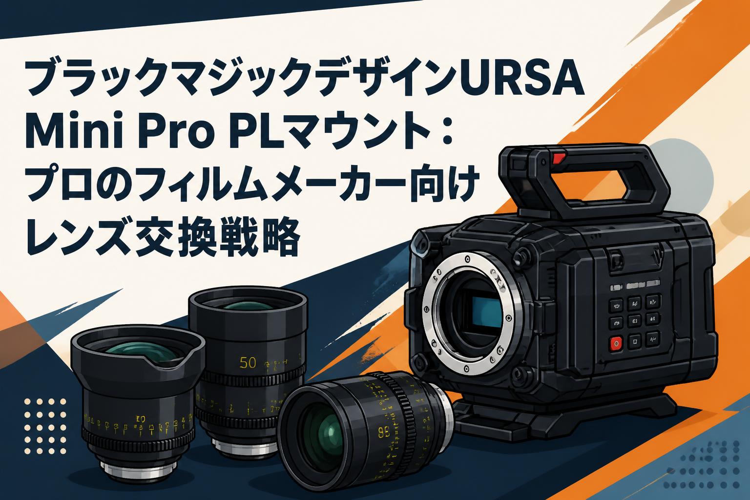 m*2様 3個カメラまとめて売り ブラックマジックデザインURSA Mini Pro PLマウント：プロのフィルム