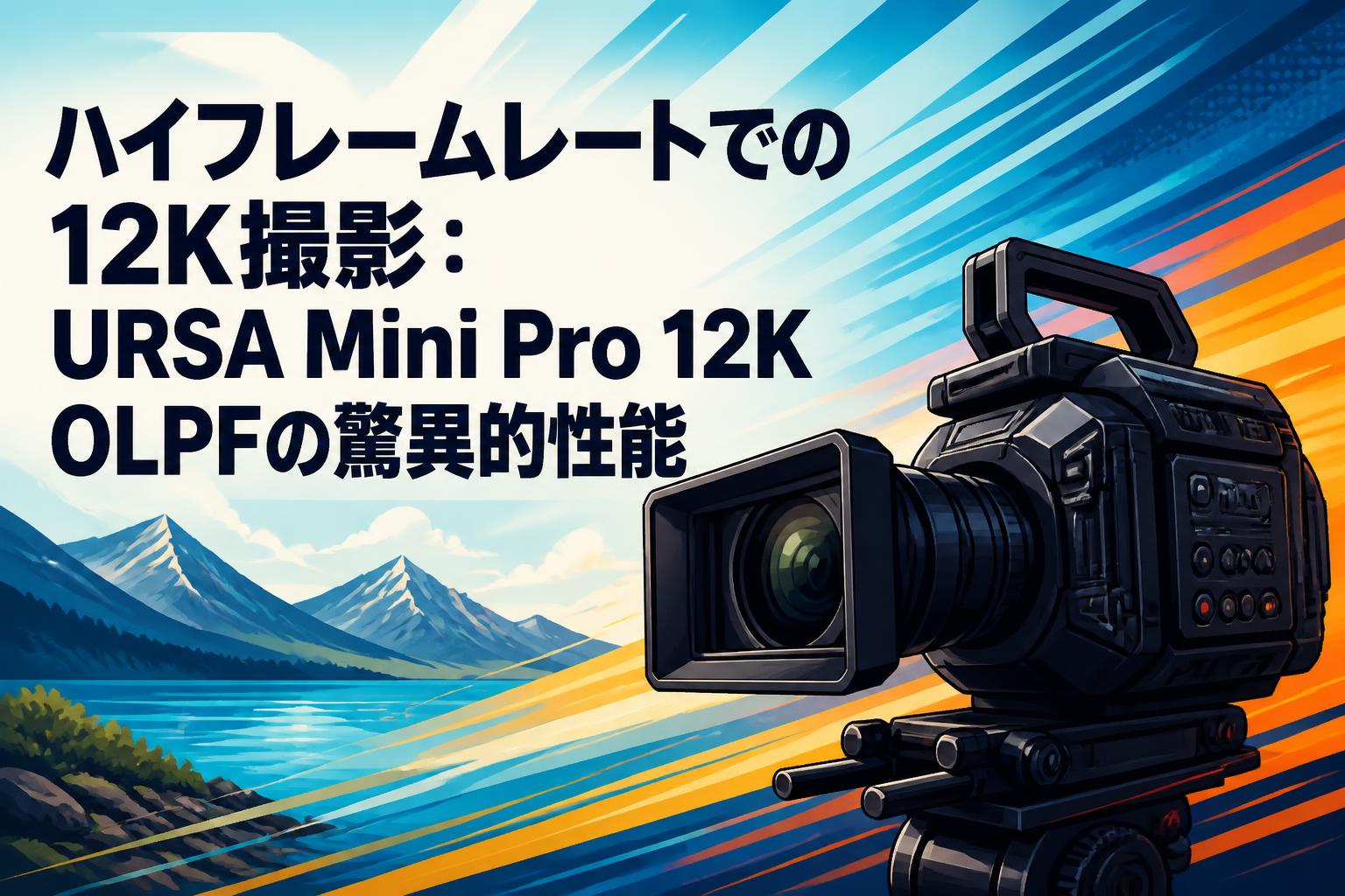 ハイフレームレートでの12K撮影：URSA Mini Pro 12K OLPFの驚異的性能 | PANDA TIMES（パンダタイムス）
