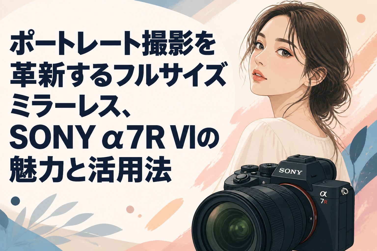 ポートレート撮影を革新するフルサイズミラーレス、SONY α7R VIの魅力