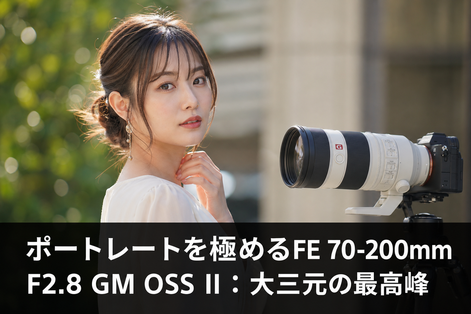 ポートレートを極めるFE 70-200mm F2.8 GM OSS II：大三元の最高峰 