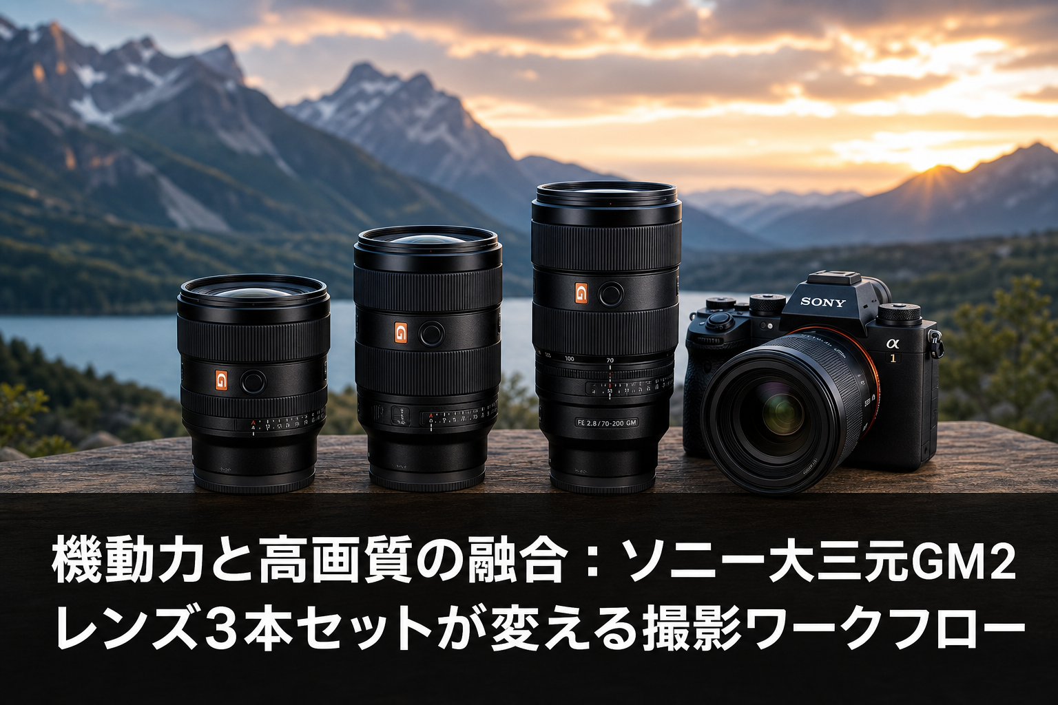 機動力と高画質の融合：ソニー大三元GM2レンズ3本セットが変える撮影