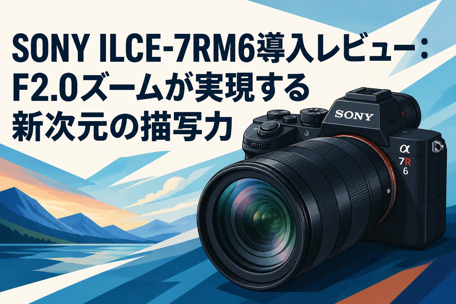 SONY ILCE-7RM6導入レビュー：F2.0ズームが実現する新次元の描写力 