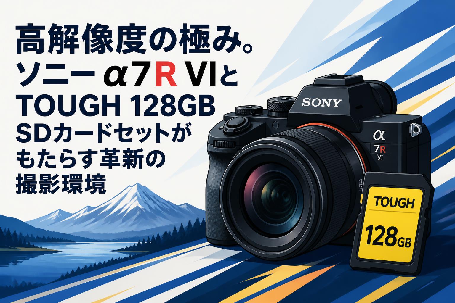 高解像度の極み。ソニー α7R VIとTOUGH 128GB SDカードセットが