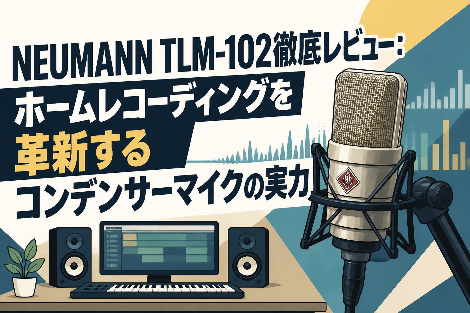 NEUMANN TLM-102徹底レビュー：ホームレコーディングを革新する