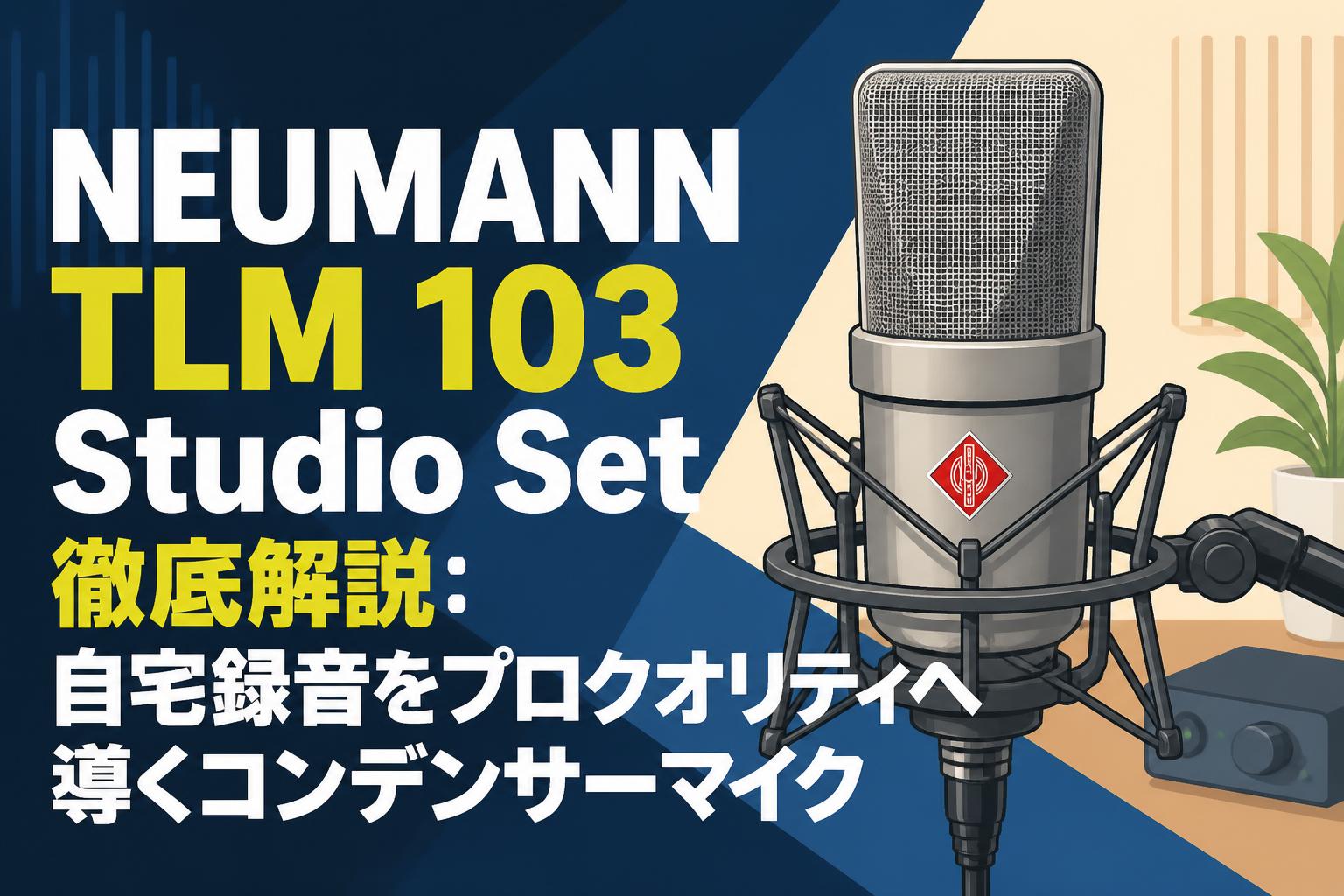 NEUMANN TLM 103 Studio Set 徹底解説：自宅録音をプロクオリティへ