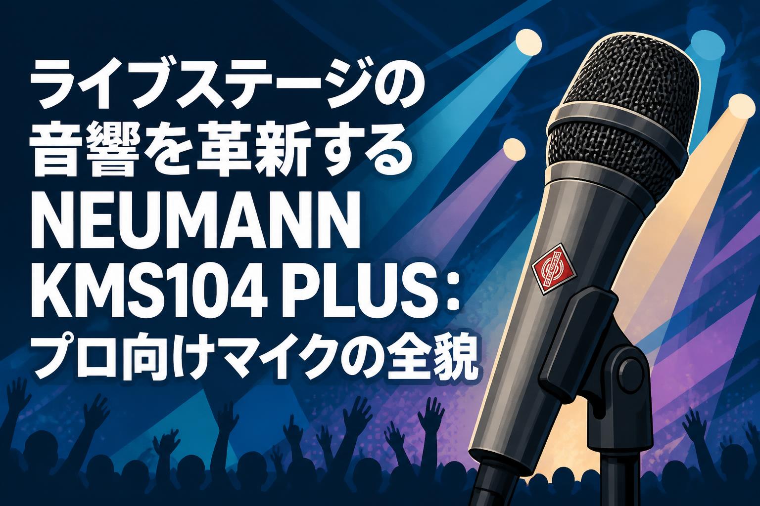 ライブステージの音響を革新するNEUMANN KMS104 PLUS：プロ向けマイク