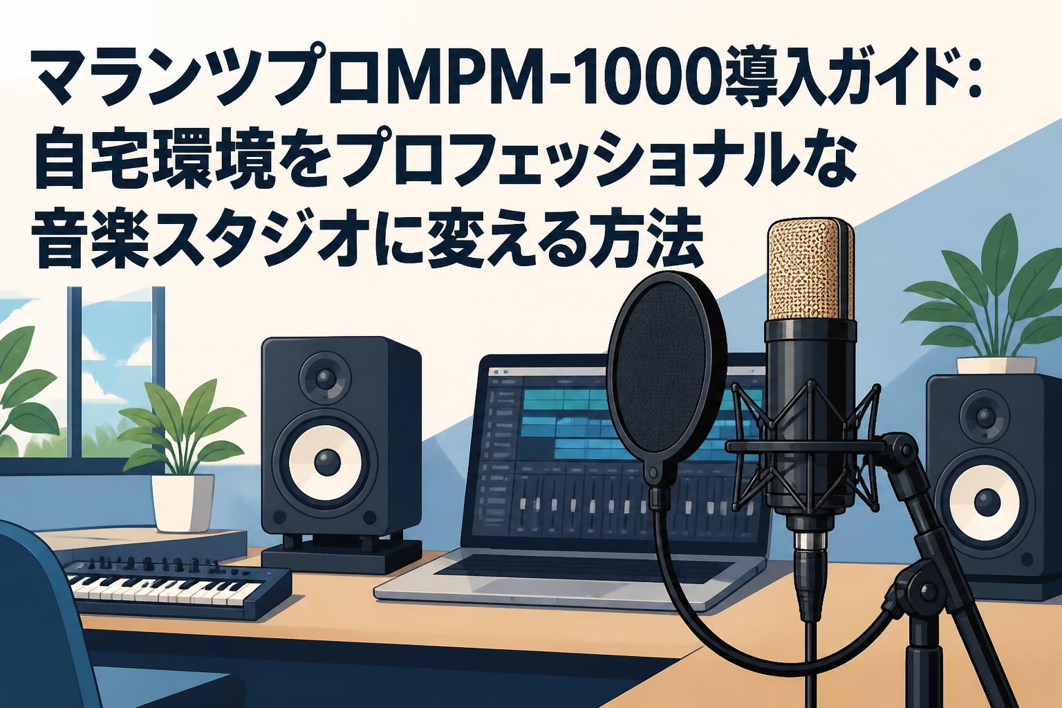 マランツプロMPM-1000導入ガイド：自宅環境をプロフェッショナルな音楽
