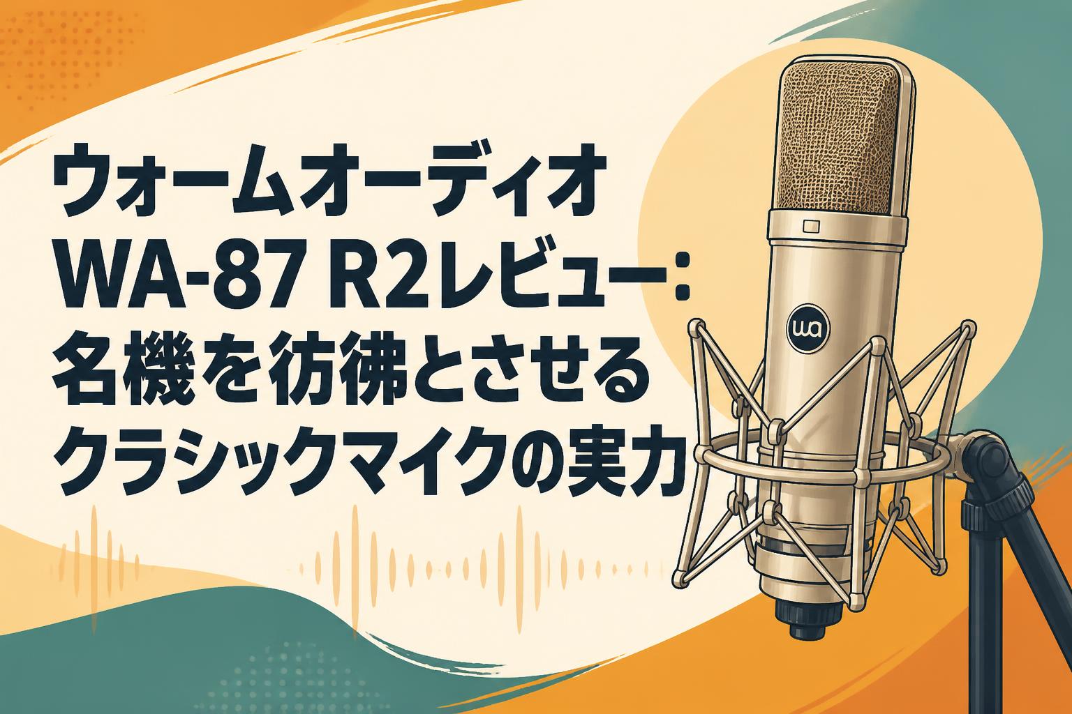ウォームオーディオWA-87 R2レビュー：名機を彷彿とさせるクラシック