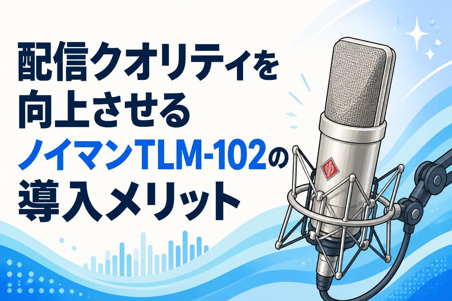 配信クオリティを向上させるノイマンTLM-102の導入メリット | PANDA