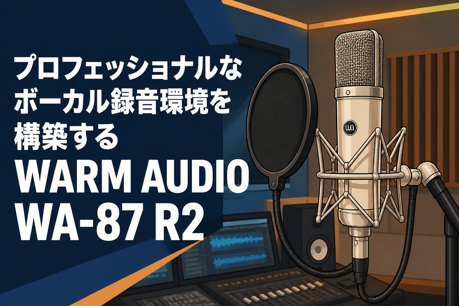 配信機器・PA機器・レコーディング機器 WARM AUDIO WA-87 プロフェッショナルなボーカル録音環境を構築するWARM AUDIO WA-87 R2