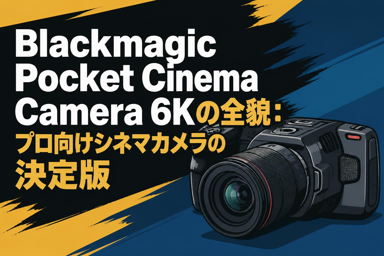 Blackmagic Pocket Cinema Camera 6Kの全貌：プロ向けシネマカメラの
