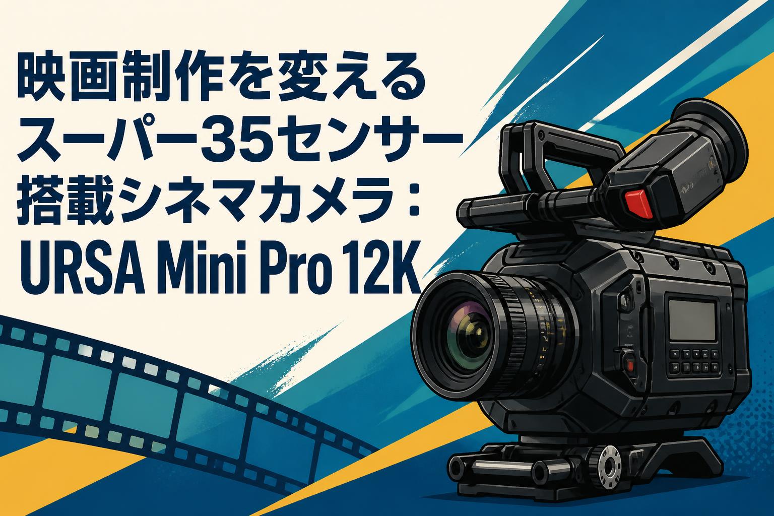 1/6サイズ【シネマカメラ/映画用カメラ】三脚付き ミニチュア 映画制作を変えるスーパー35センサー搭載シネマカメラ：URSA Mini Pro