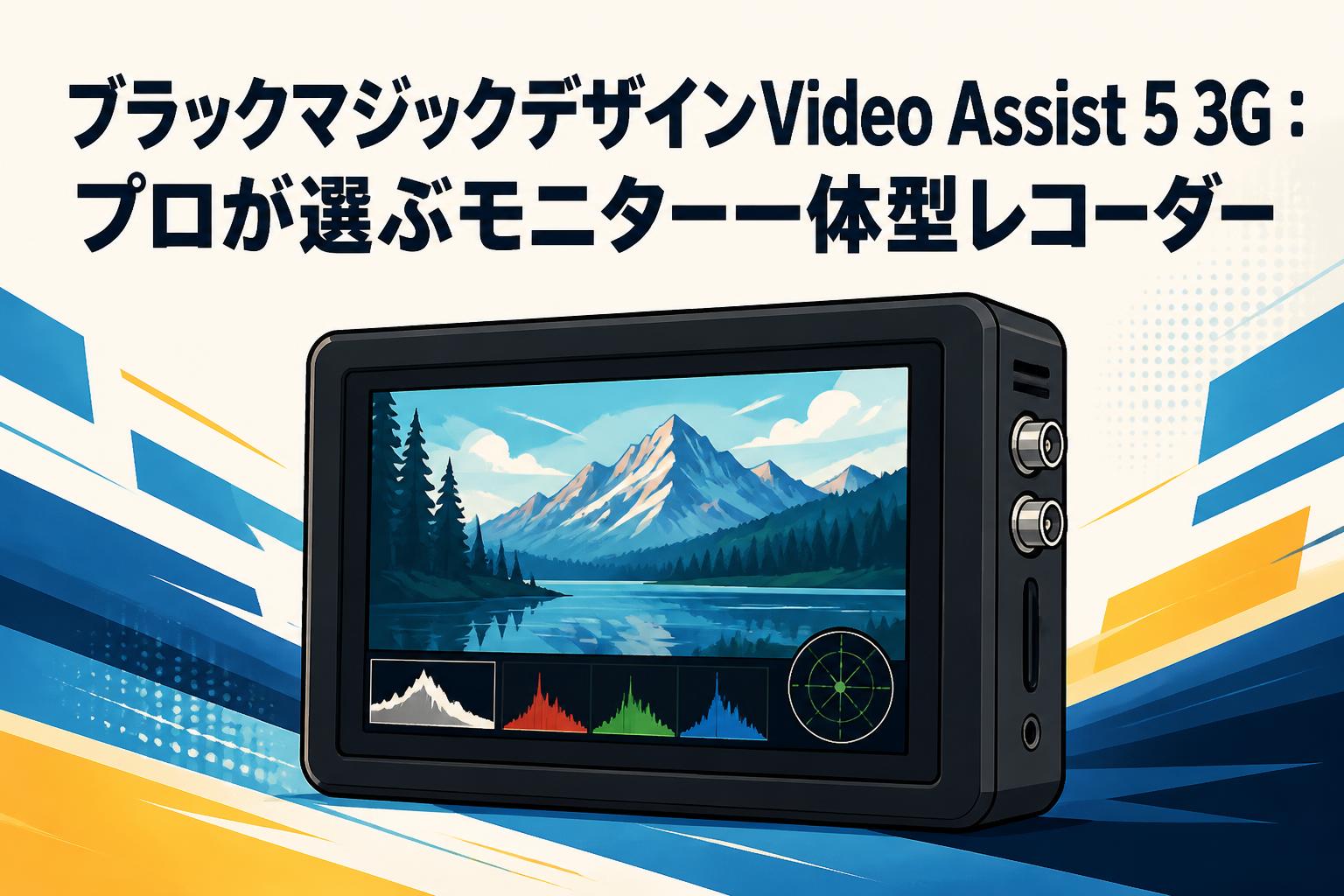 ブラックマジックデザインVideo Assist 5 3G：プロが選ぶモニター一