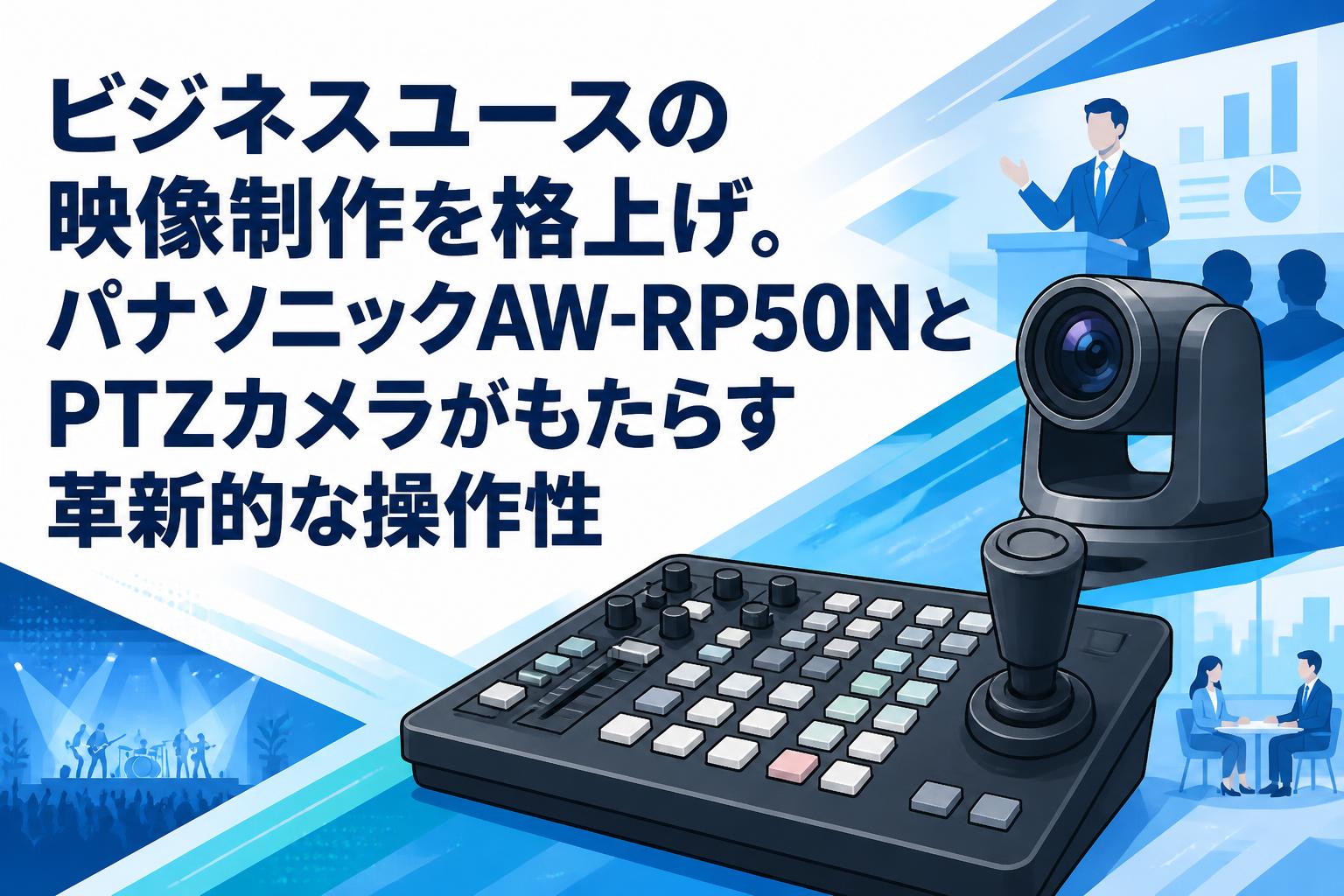 ビジネスユースの映像制作を格上げ。パナソニックAW-RP50NとPTZカメラがもたらす革新的な操作性 | PANDA TIMES（パンダタイムス）