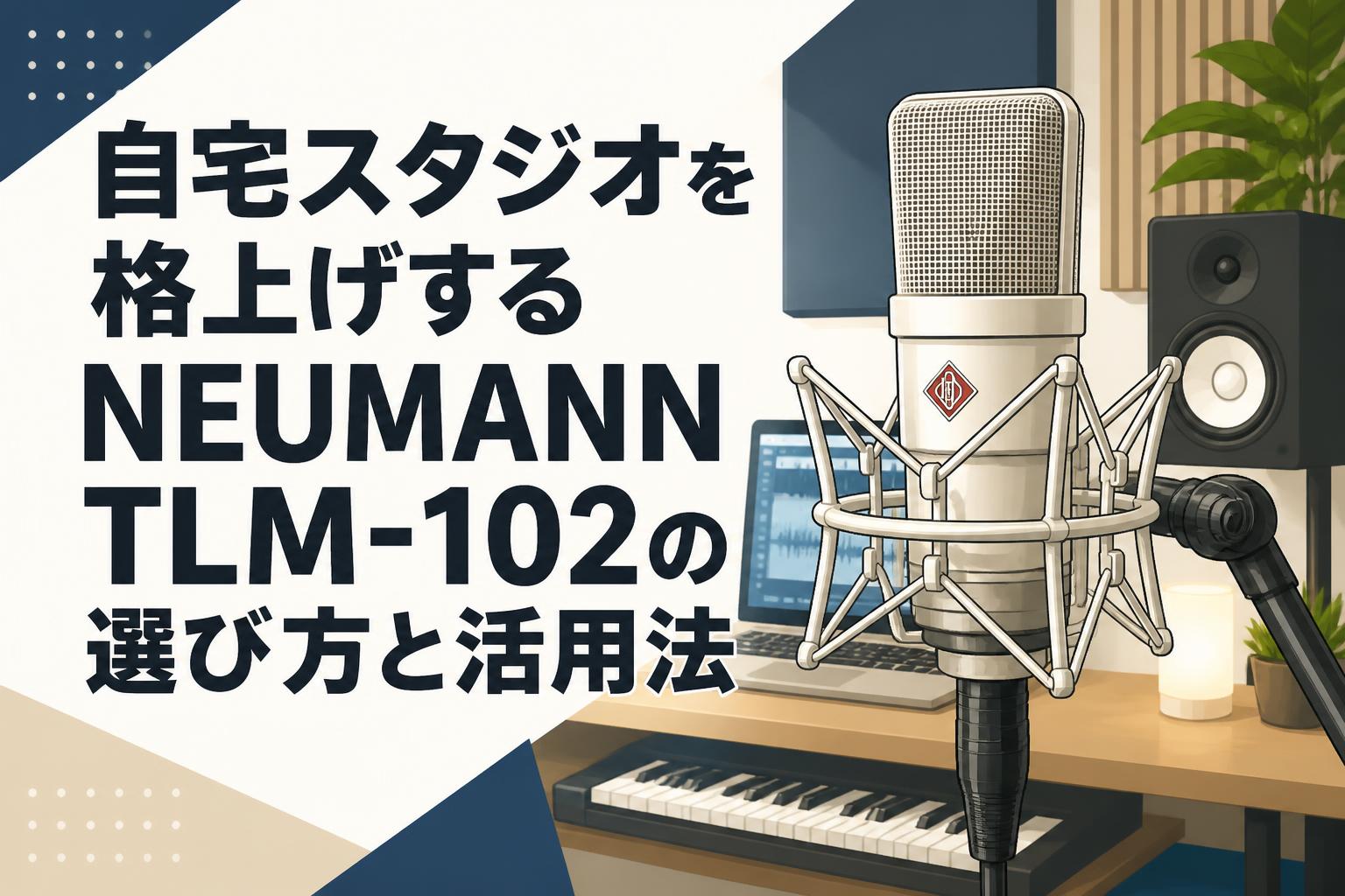 自宅スタジオを格上げするNEUMANN TLM-102の選び方と活用法 | PANDA