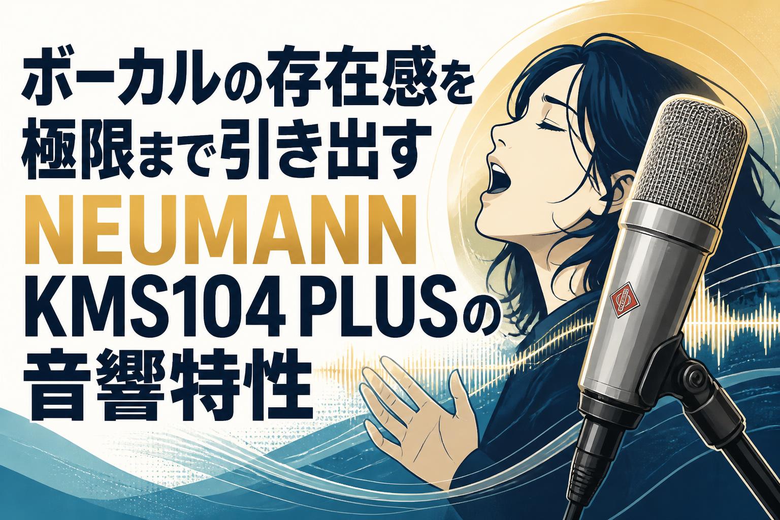 ボーカルの存在感を極限まで引き出すNEUMANN KMS104 PLUSの音響特性