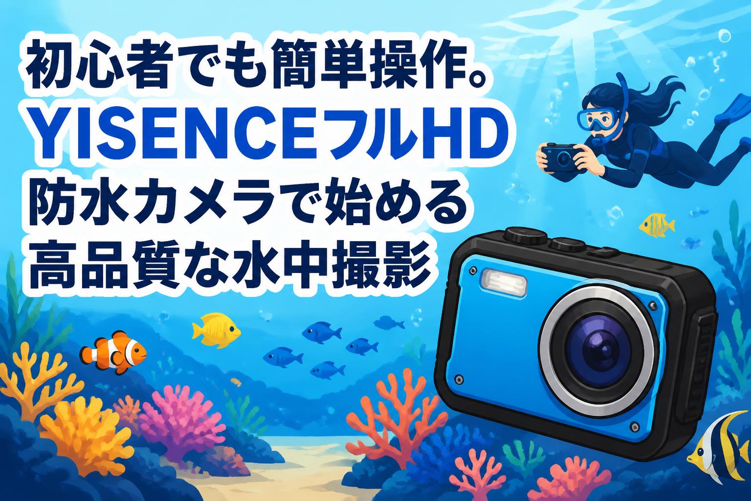 【レア・美品】トーヨー水産 しゃべるんです カメラ　動作品 初心者でも簡単操作。YISENCEフルHD防水カメラで始める高品質な水中