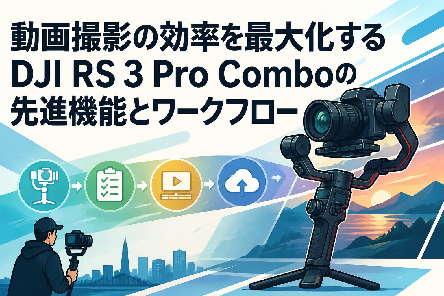 動画撮影の効率を最大化するDJI RS 3 Pro Comboの先進機能と