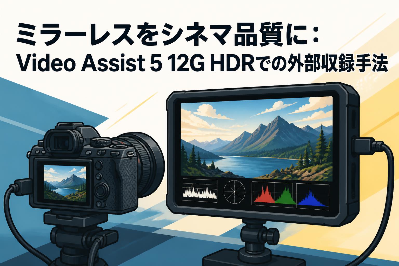 ビデオカメラ21台まとめ売り　※動作未確認 ミラーレスをシネマ品質に：Video Assist 5 12G HDRでの外部収録手法