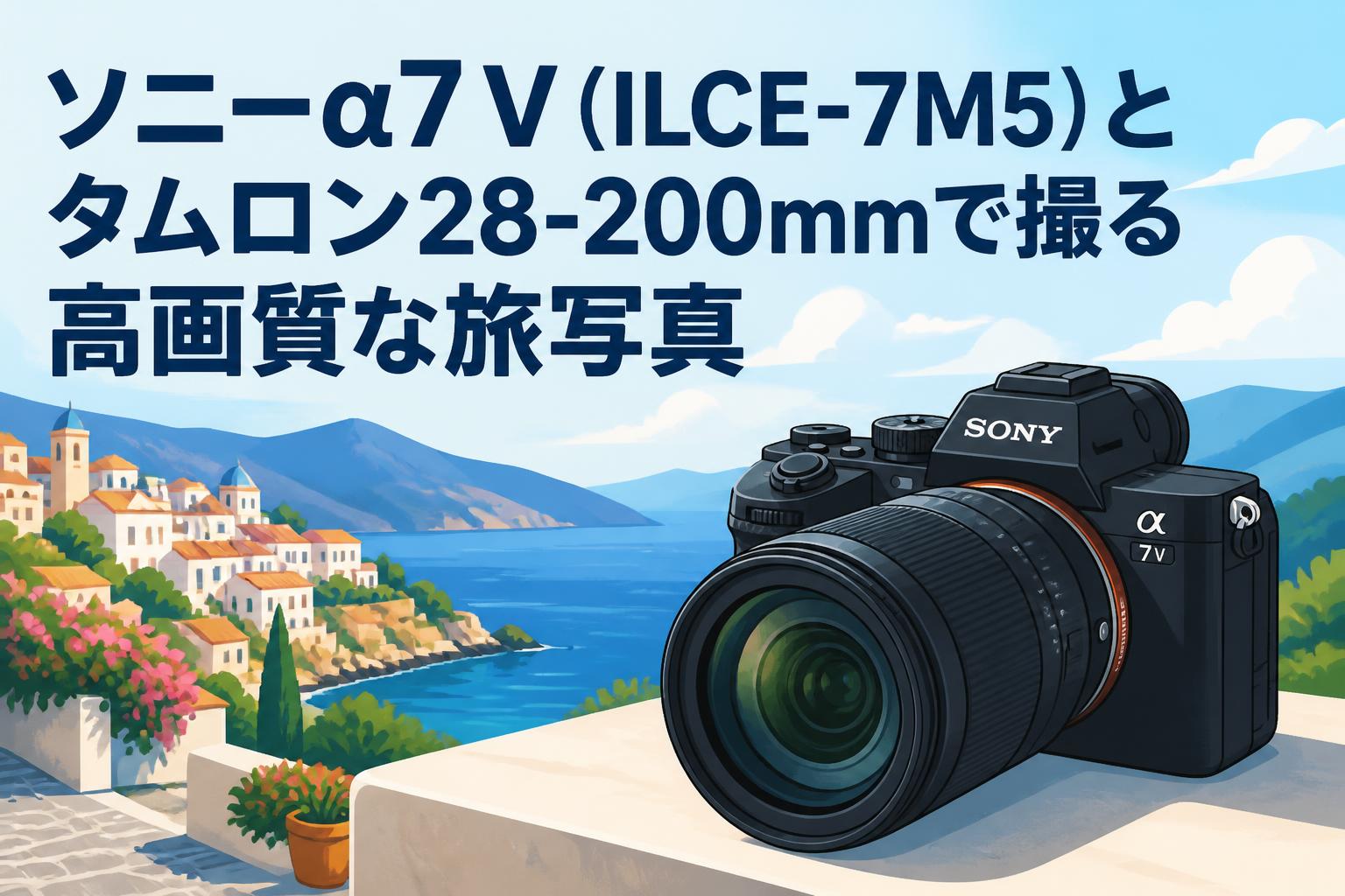 ソニーα7 V（ILCE-7M5）とタムロン28-200mmで撮る高画質な旅写真