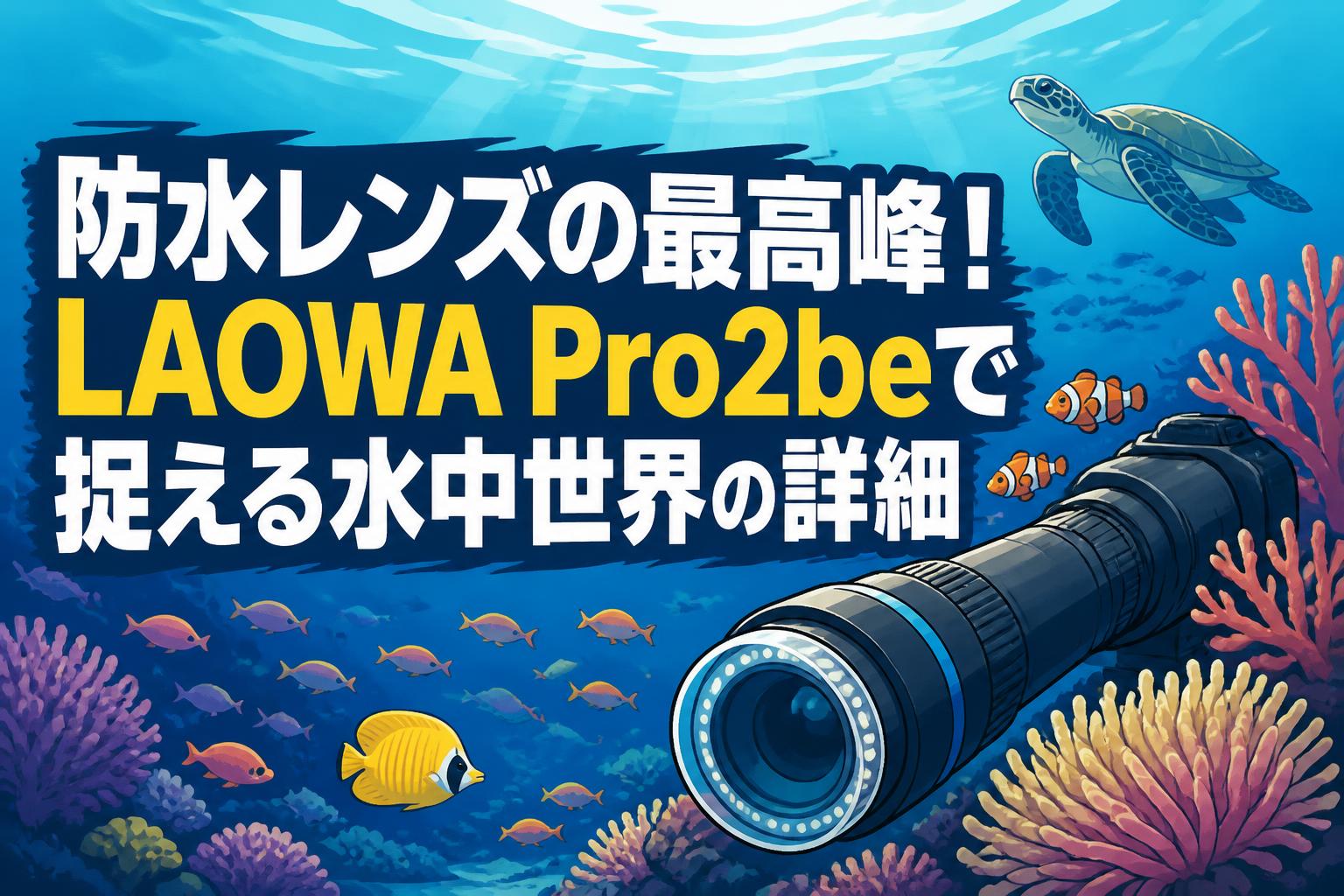 防水レンズの最高峰！LAOWA Pro2beで捉える水中世界の詳細 | PANDA 