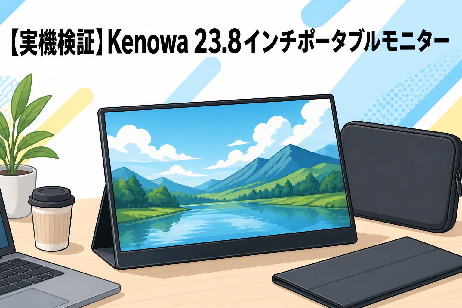 実機検証】Kenowa 23.8インチポータブルモニターのメリット