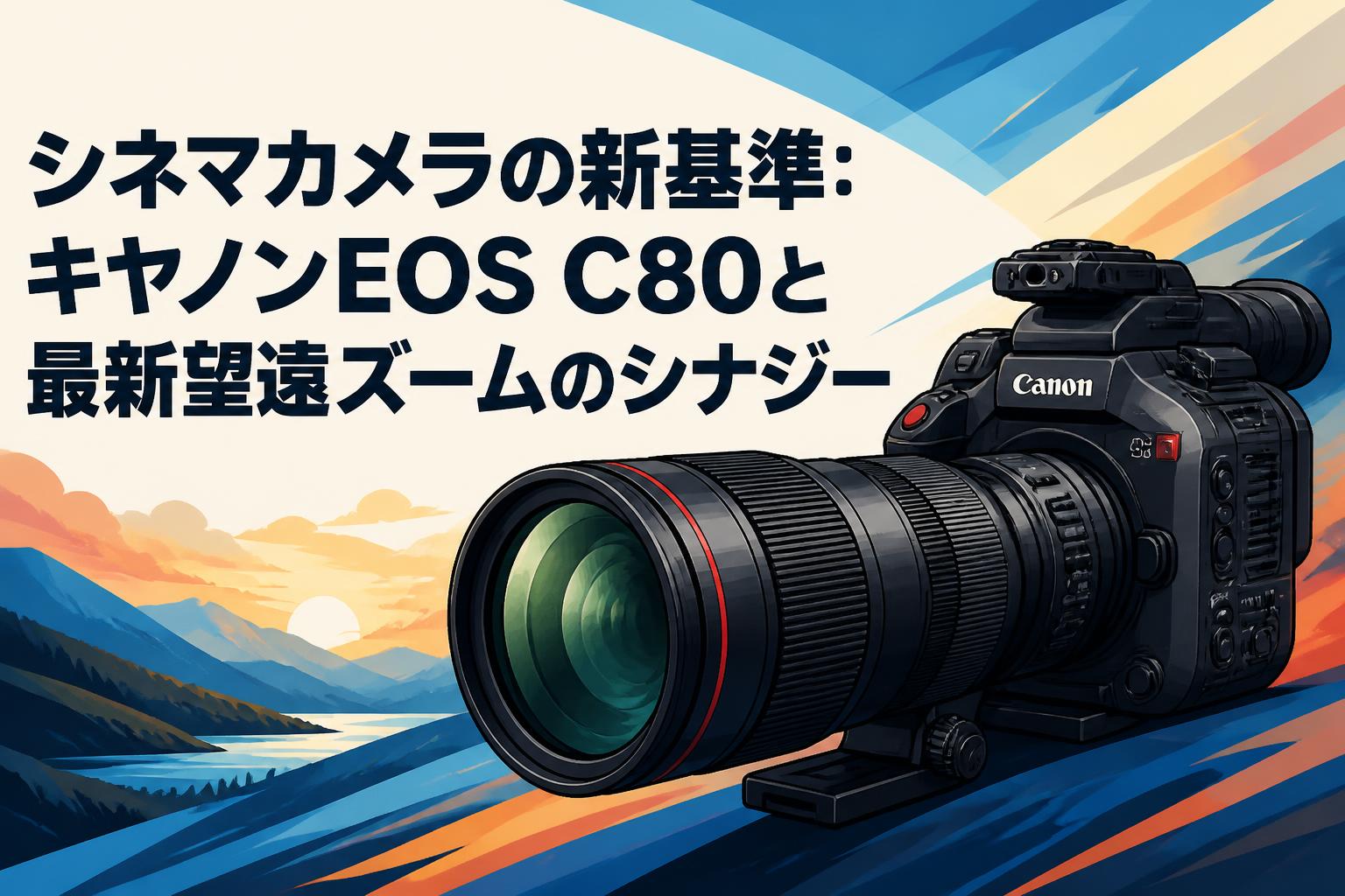 シネマカメラの新基準：キヤノンEOS C80と最新望遠ズームのシナジー