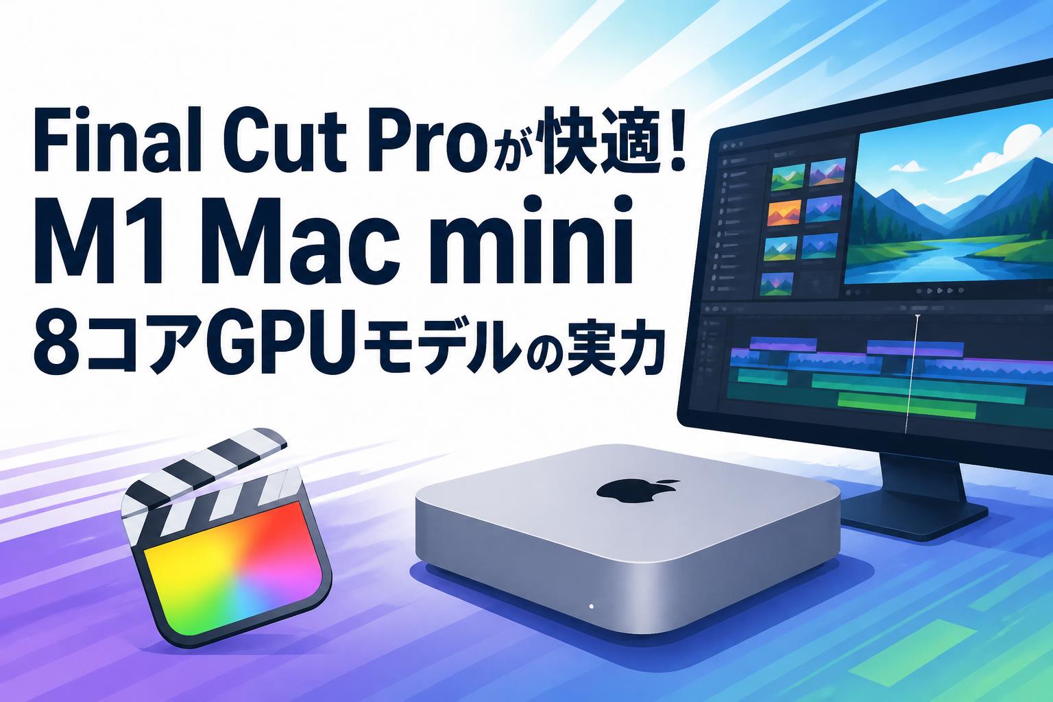 Final Cut Proが快適！M1 Mac mini 8コアGPUモデルの実力 | PANDA