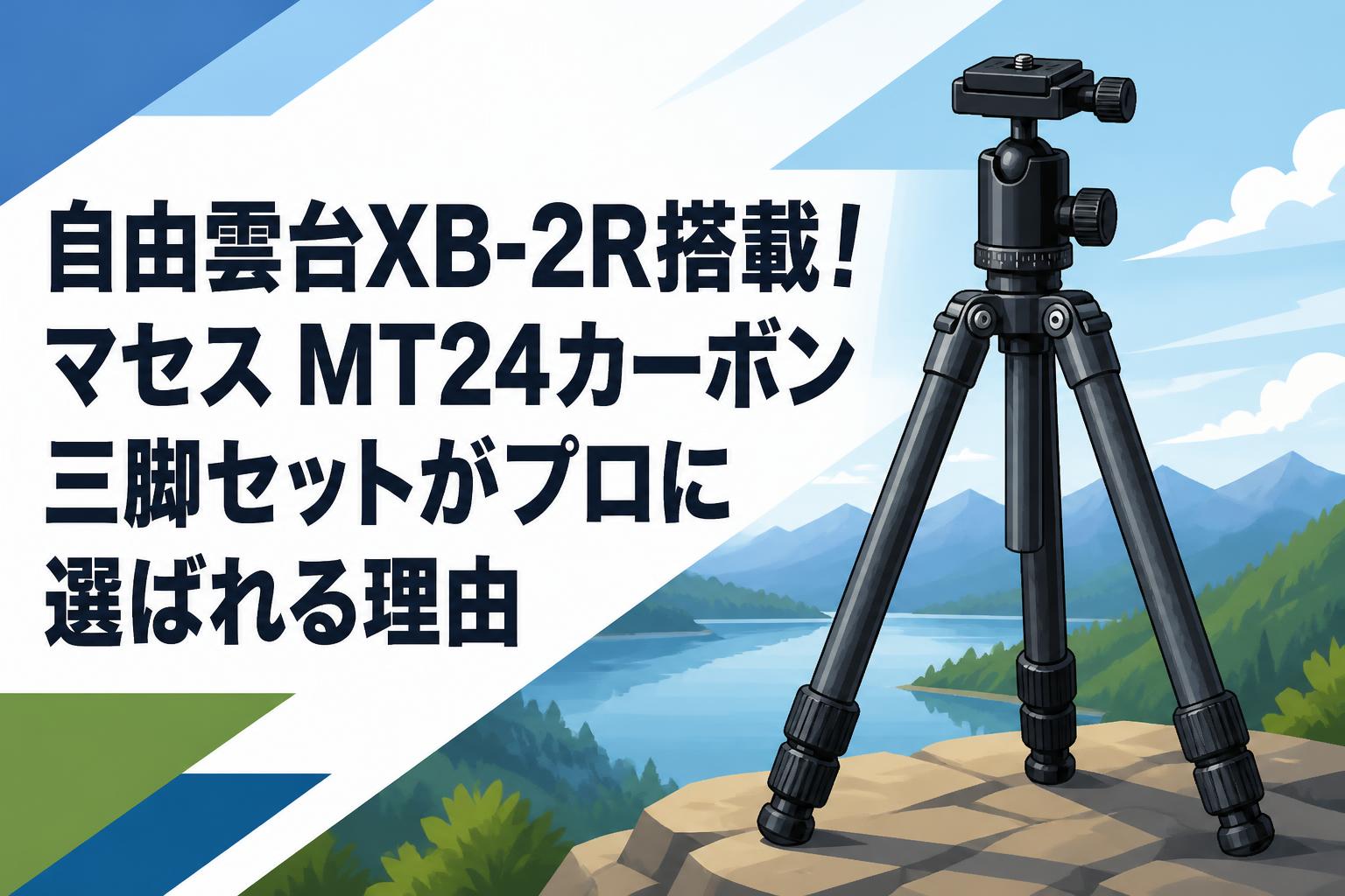 自由雲台XB-2R搭載！マセス MT24カーボン三脚セットがプロに選ばれる