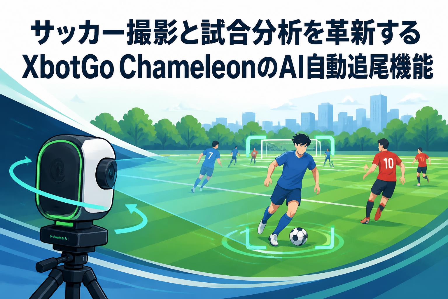 サッカー撮影と試合分析を革新するXbotGo ChameleonのAI自動追尾機能