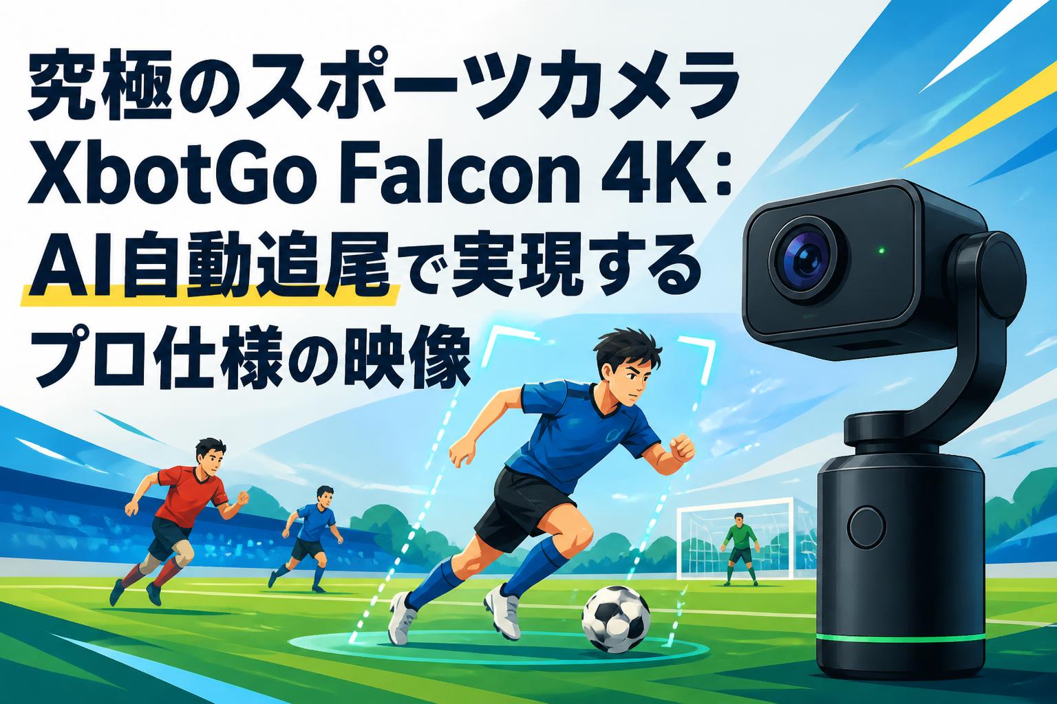究極のスポーツカメラXbotGo Falcon 4K：AI自動追尾で実現するプロ仕様