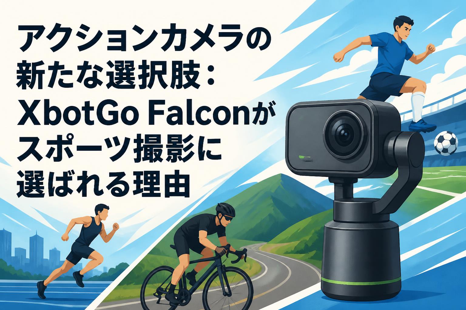 アクションカメラの新たな選択肢：XbotGo Falconがスポーツ撮影に選ば