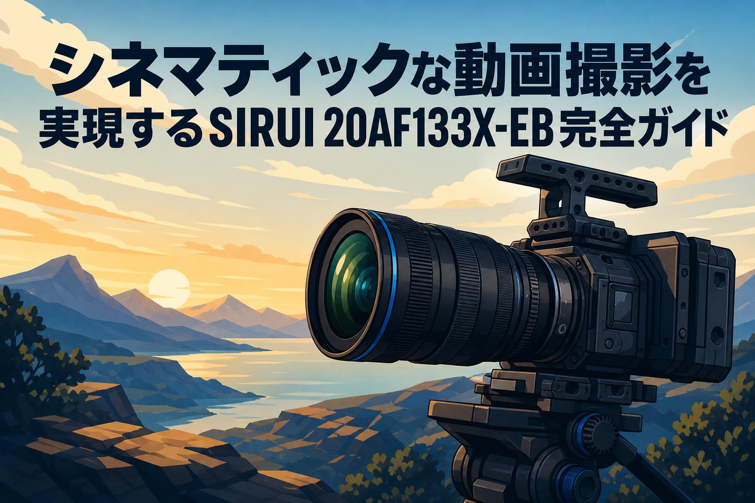 シネマティックな動画撮影を実現するSIRUI 20AF133X-EB完全ガイド