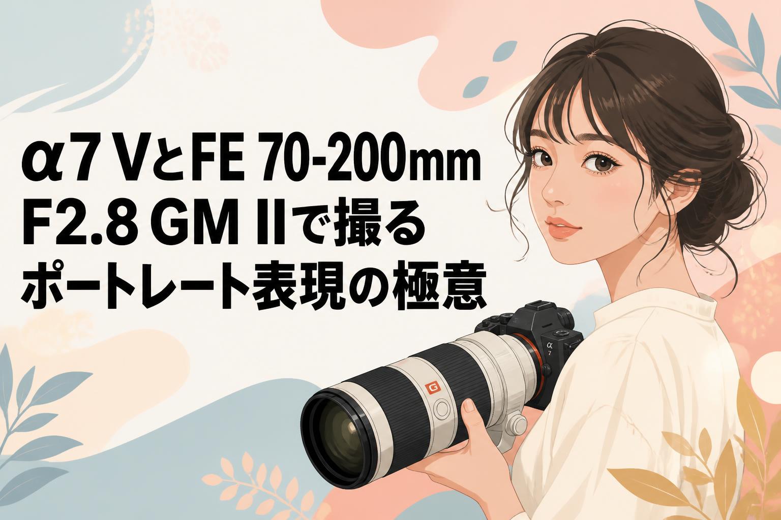 α7 VとFE 70-200mm F2.8 GM IIで撮るポートレート表現の極意 | PANDA