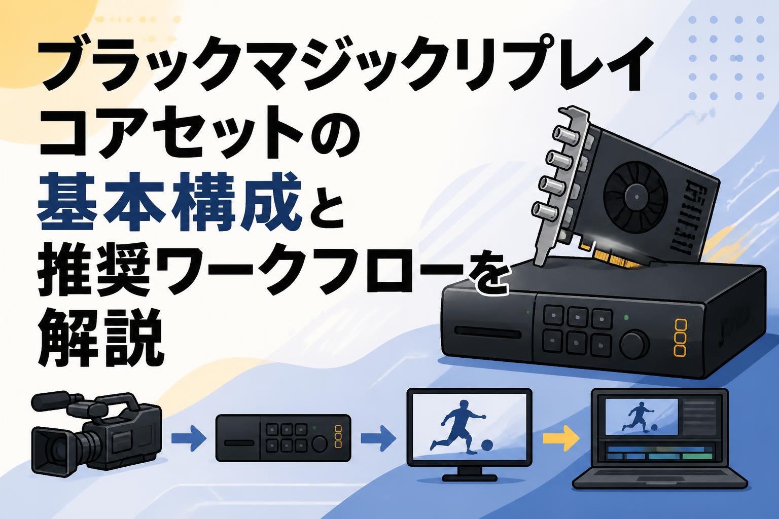ブラックマジックリプレイコアセットの基本構成と推奨ワークフローを