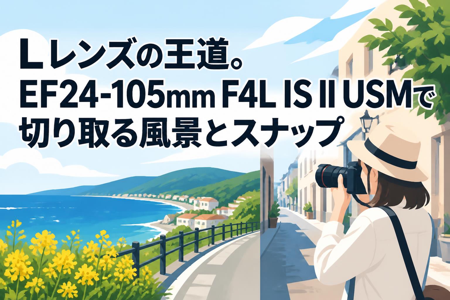 Lレンズの王道。EF24-105mm F4L IS II USMで切り取る風景とスナップ