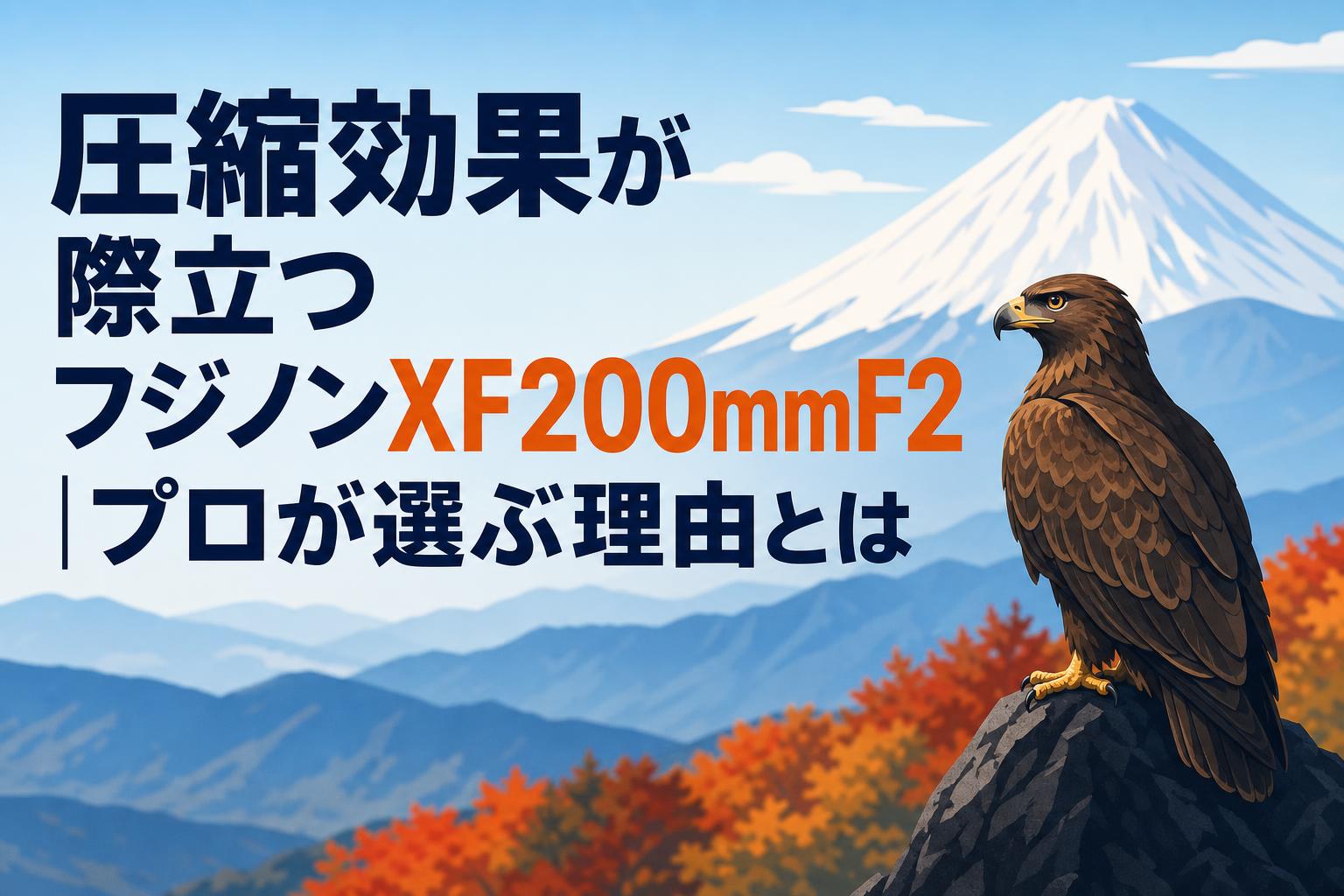 圧縮効果が際立つフジノンXF200mmF2｜プロが選ぶ理由とは | PANDA