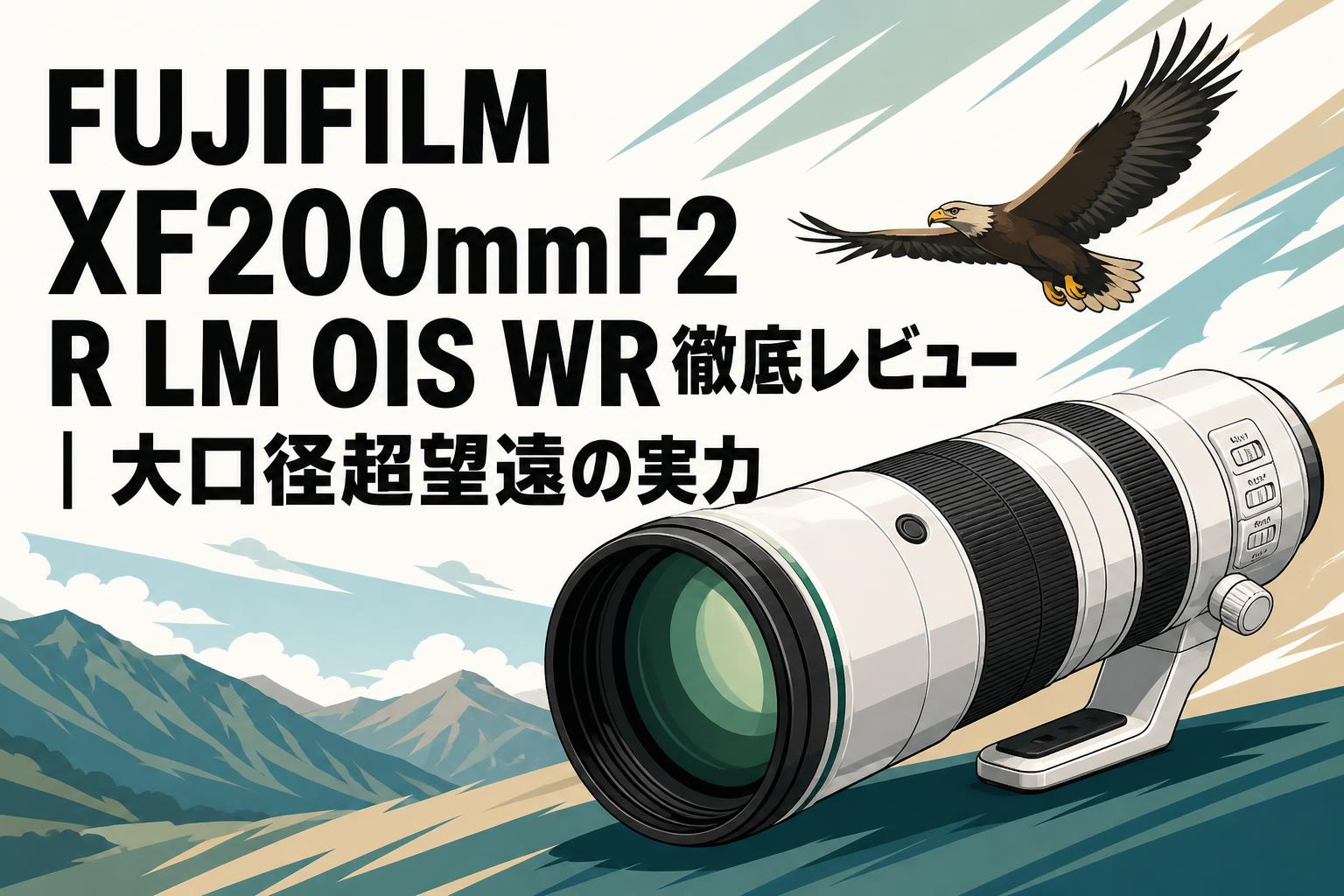 FUJIFILM XF200mmF2 R LM OIS WR徹底レビュー｜大口径超望遠の実力
