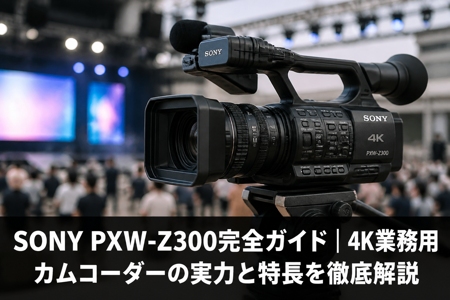 U*I様 業務用ビデオカムコーダー（DVカム） SONY PXW-Z300完全ガイド｜4K業務用カムコーダーの実力と特長を徹底