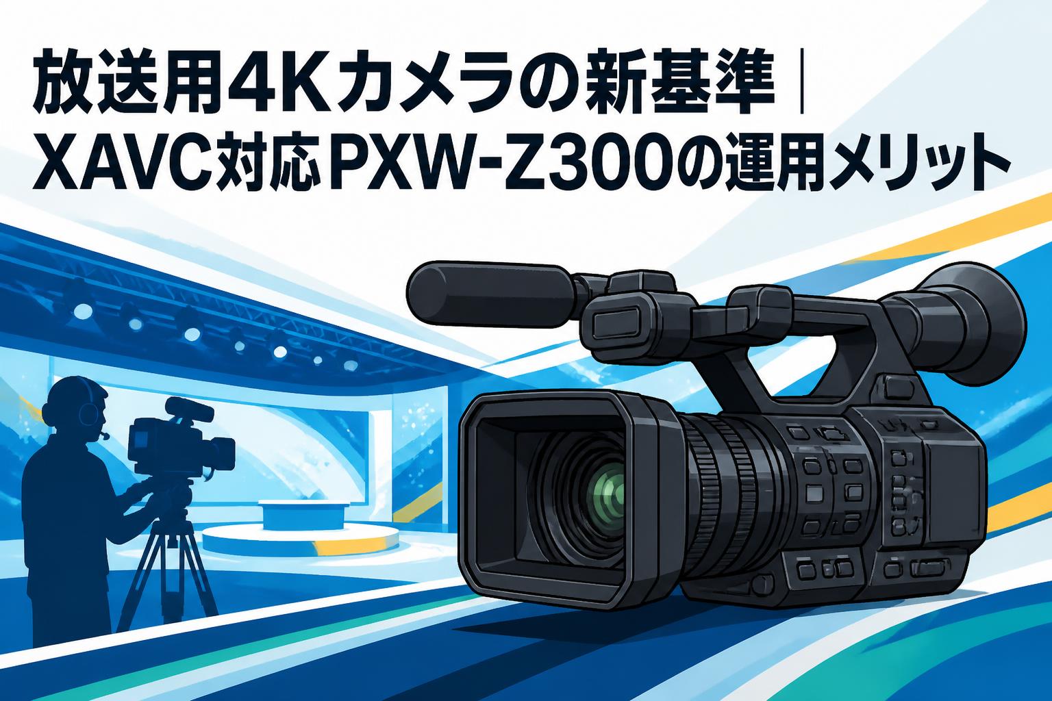 放送用4Kカメラの新基準｜XAVC対応PXW-Z300の運用メリット | PANDA