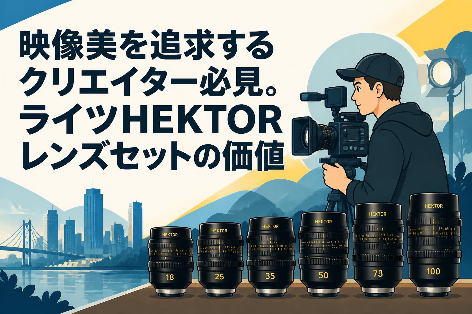 エ*デ様 カメラ、レンズ 映像美を追求するクリエイター必見。ライツHEKTORレンズセットの価値