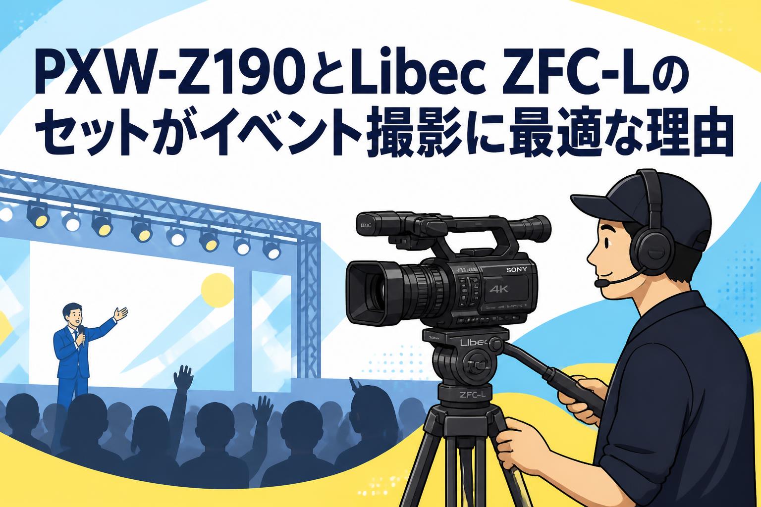 PXW-Z190とLibec ZFC-Lのセットがイベント撮影に最適な理由 | PANDA