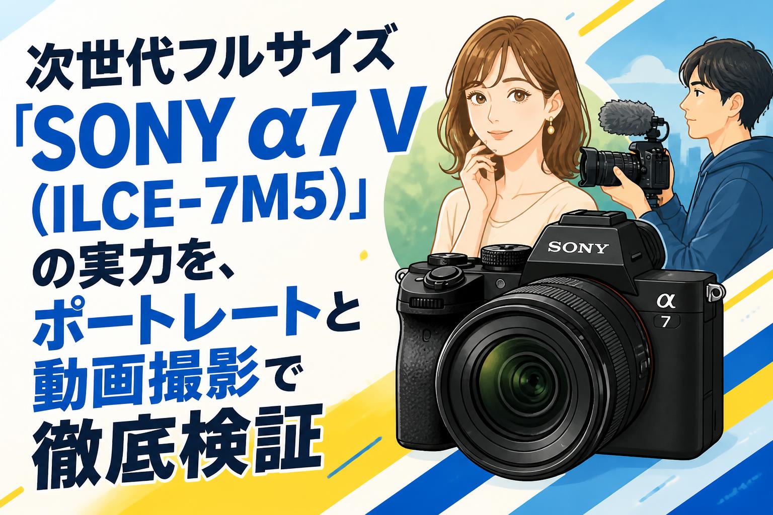 次世代フルサイズ「SONY α7 V (ILCE-7M5)」の実力を、ポートレートと